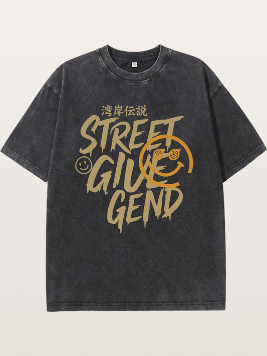 Street Glue Washed T-shirt