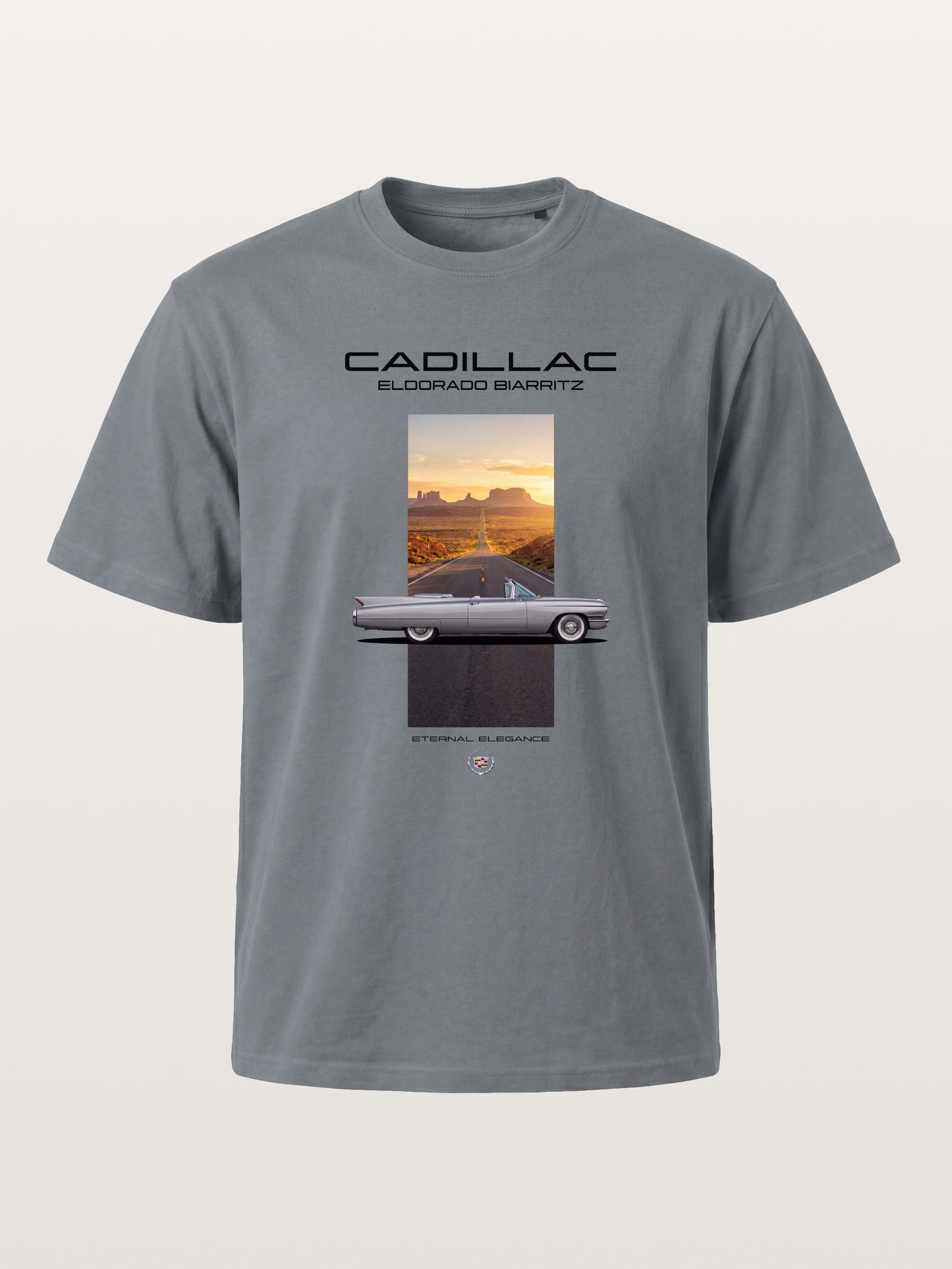 Cadillac Eldorado Desert Sunset Card Cotton T-shirt