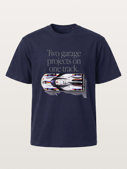 Le Mans Racer Two Garage Quote Gildan T-shirt