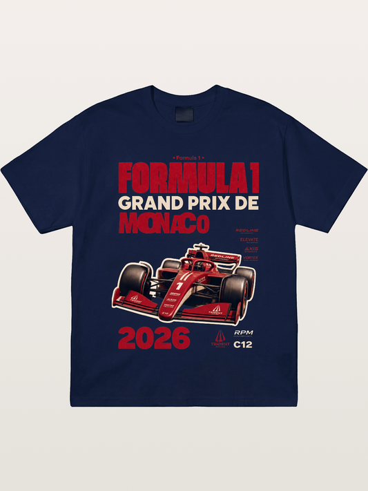 Red Monaco F1 2026 Poster Gildan T-shirt