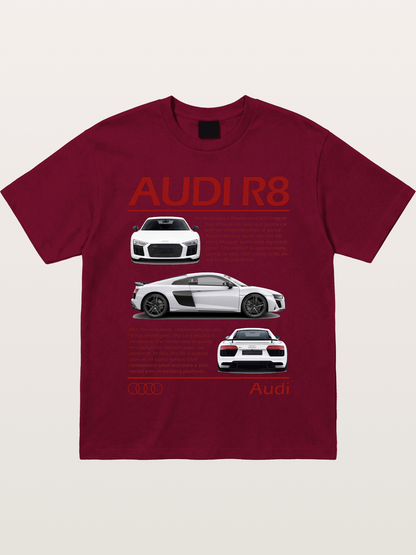 Audi R8 Multi Angle Showcase Gildan T-shirt