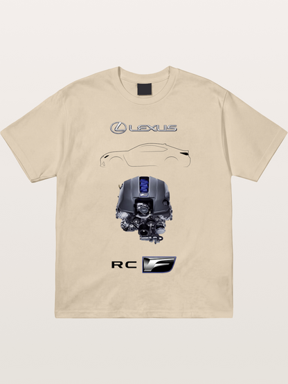 RC F Engine Outline Poster Gildan T-shirt