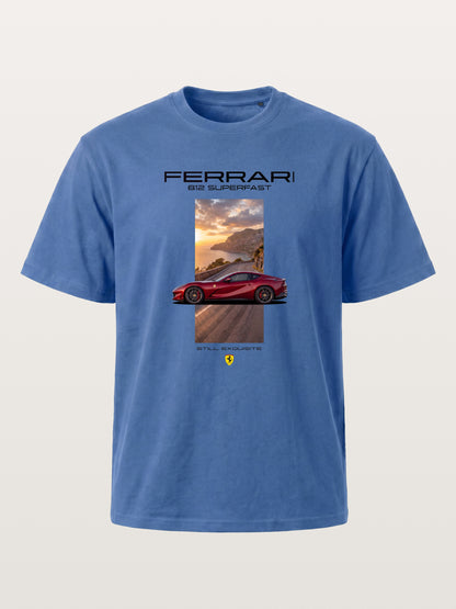 Ferrari 812 Tuscan Road Print Gildan T-shirt