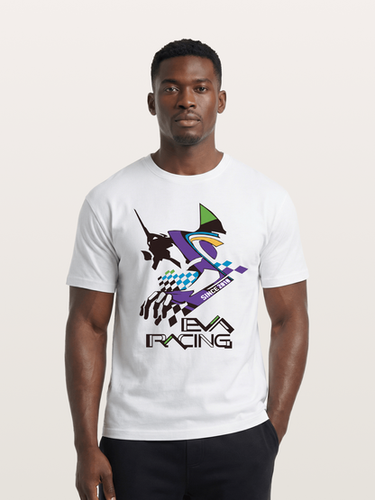 Eva Racing Checkered Flag Cotton T-shirt