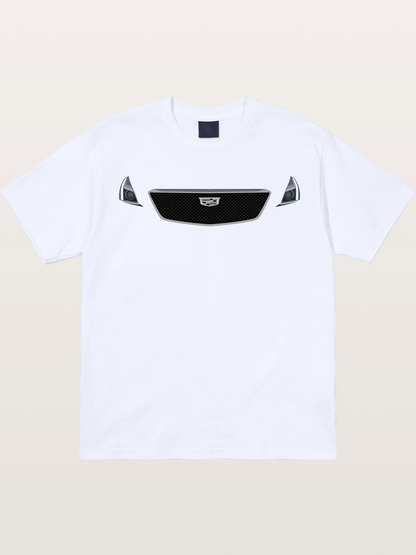 Cadillac Grille and LED Headlights Gildan T-shirt