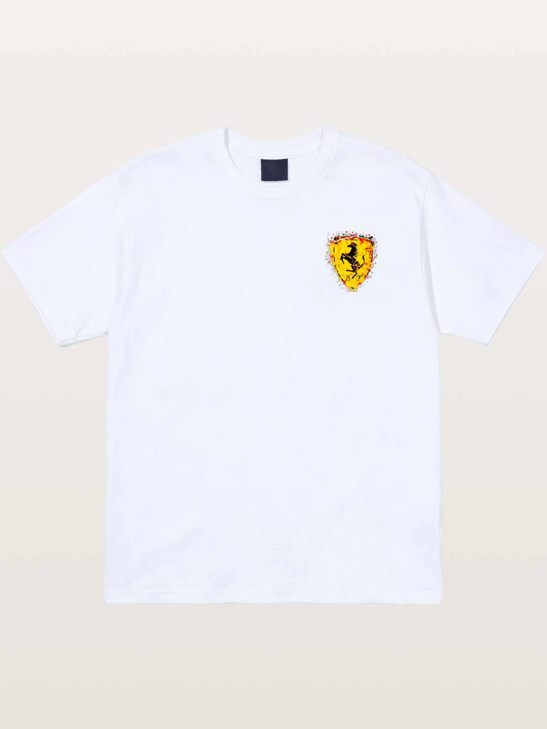 Ferrari Paint Splash Logo Gildan T-shirt
