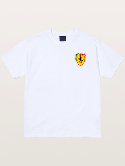 Ferrari Paint Splash Logo Gildan T-shirt