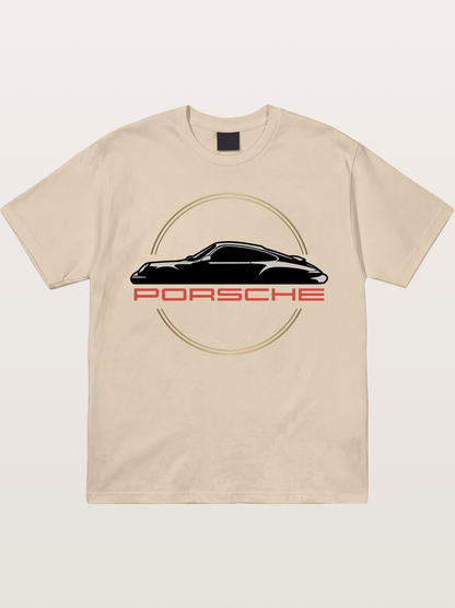 Porsche Silhouette Logo Art Gildan T-shirt