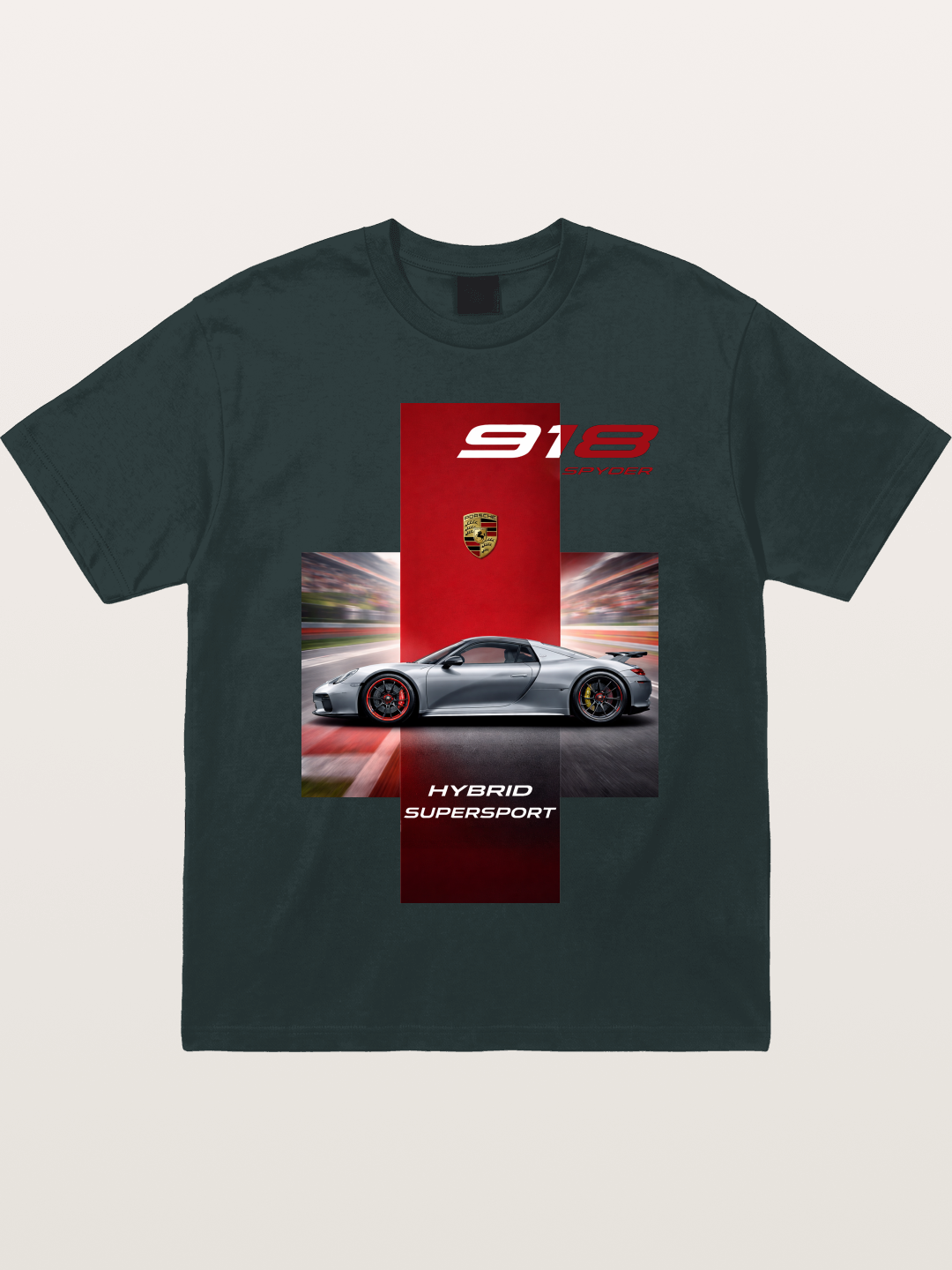 Porsche 918 Spyder Hybrid Supersport Gildan T-shirt