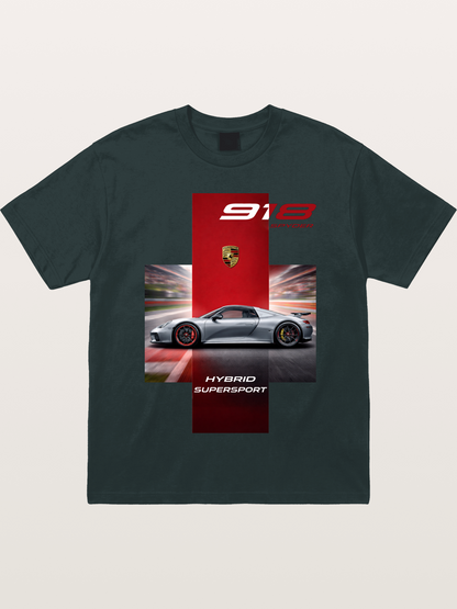 Porsche 918 Spyder Hybrid Supersport Gildan T-shirt