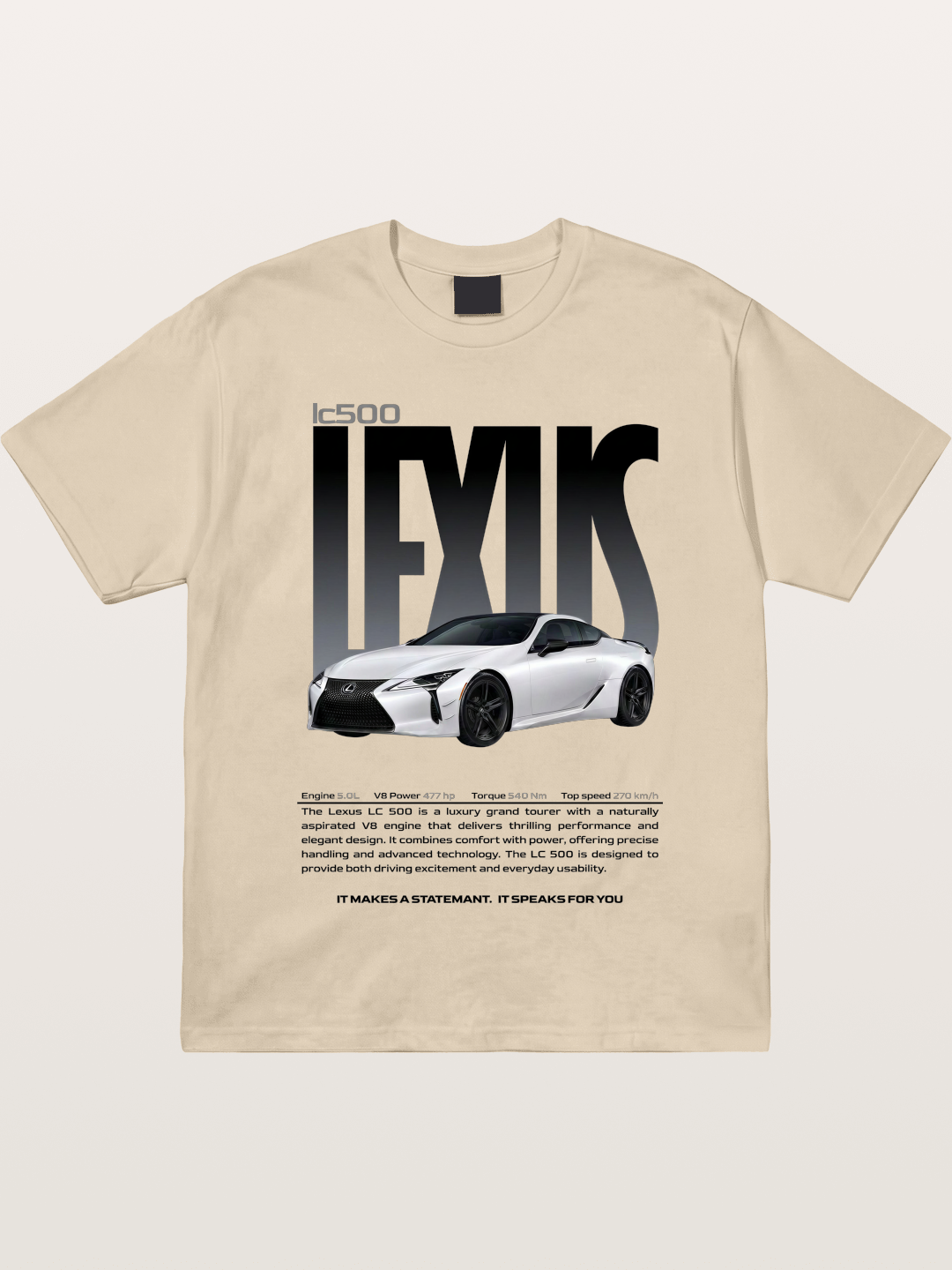 Lexus LC500 Magazine Style Poster Gildan T-shirt