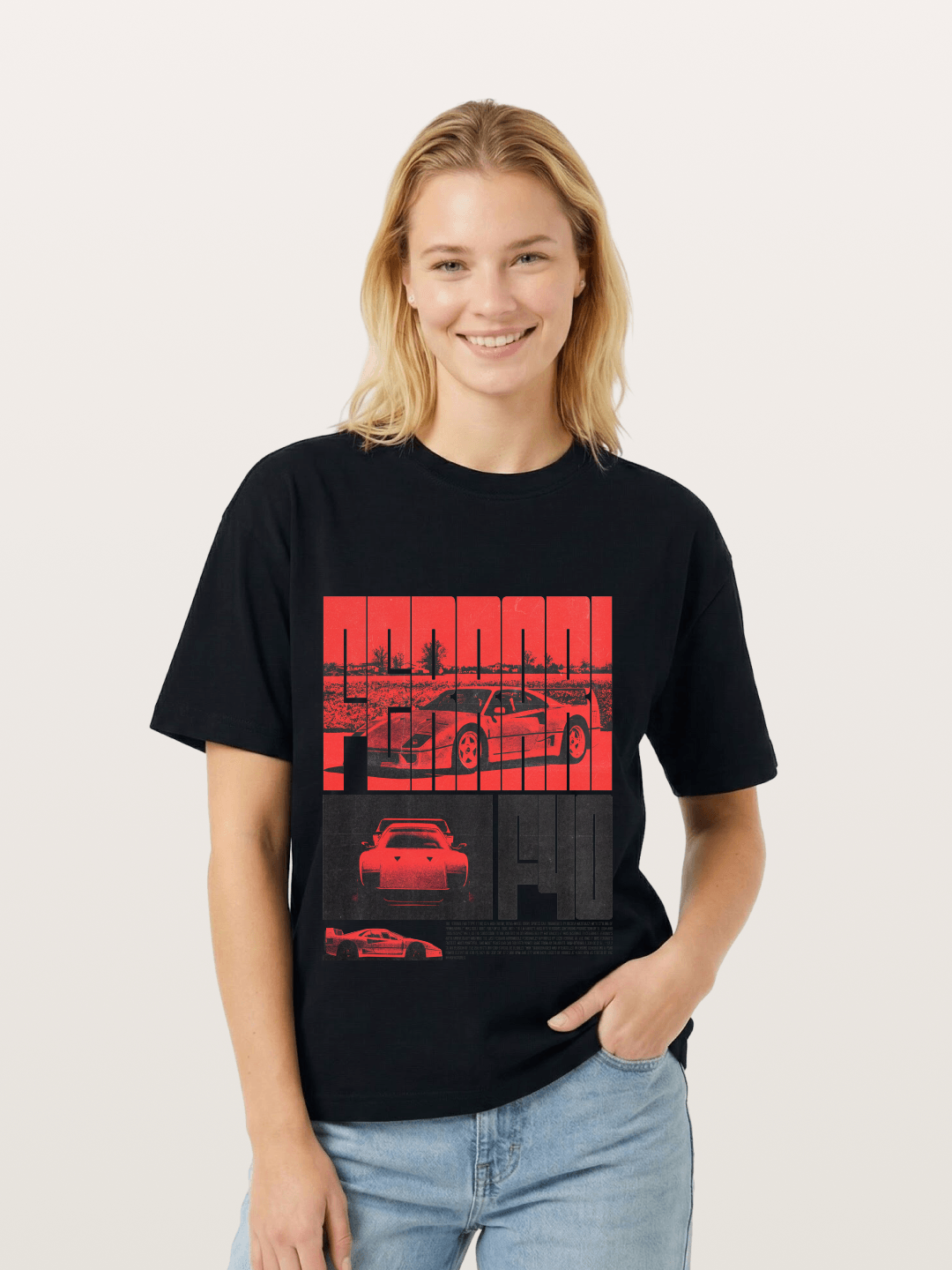 Red F40 Gildan T-shirt