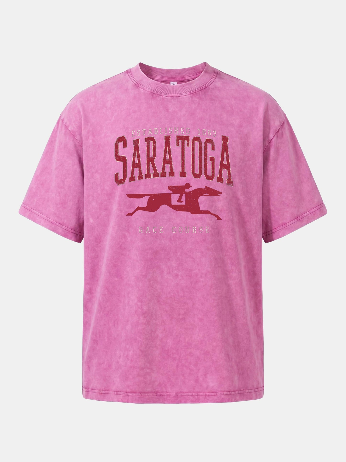 Saratoga Vintage Horse Silhouette Washed T-shirt