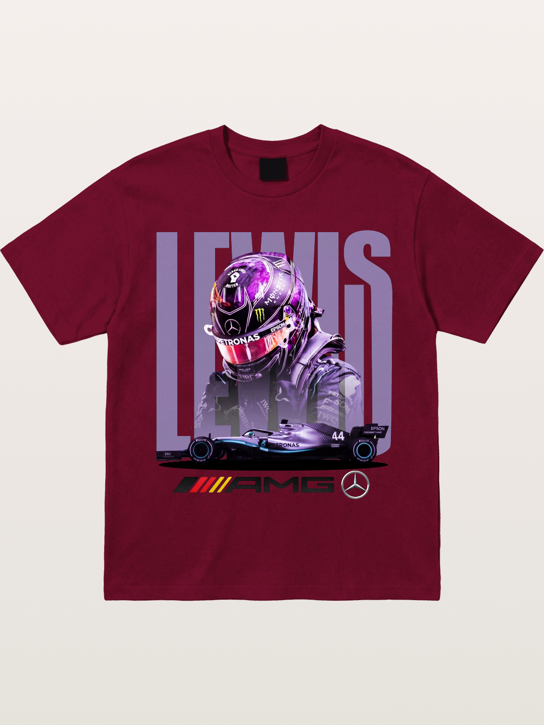 Hamilton 44 Mercedes F1 Gildan T-shirt