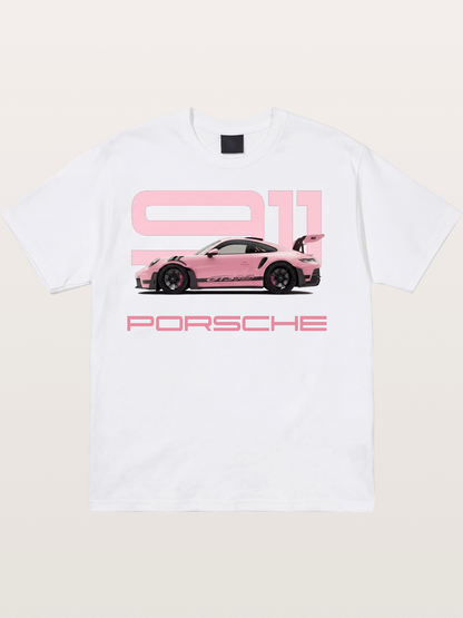 Pink 911 Cotton T-shirt