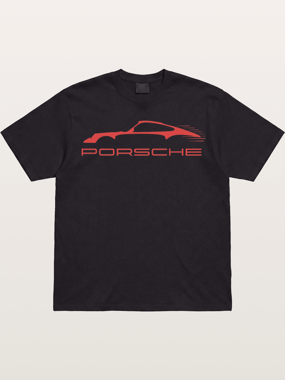 Red Porsche Silhouette Art Gildan T-shirt