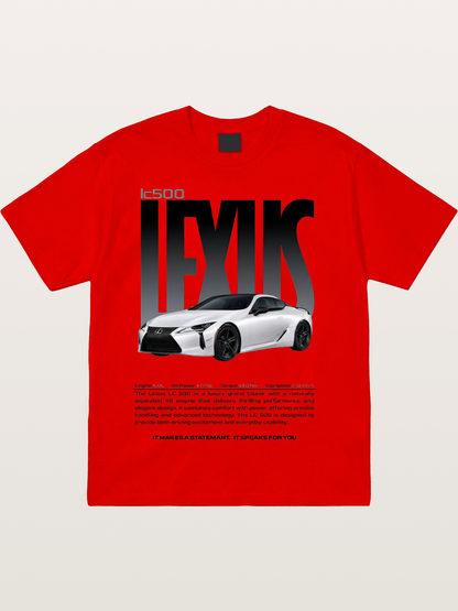 Lexus LC500 Magazine Style Poster Cotton T-shirt