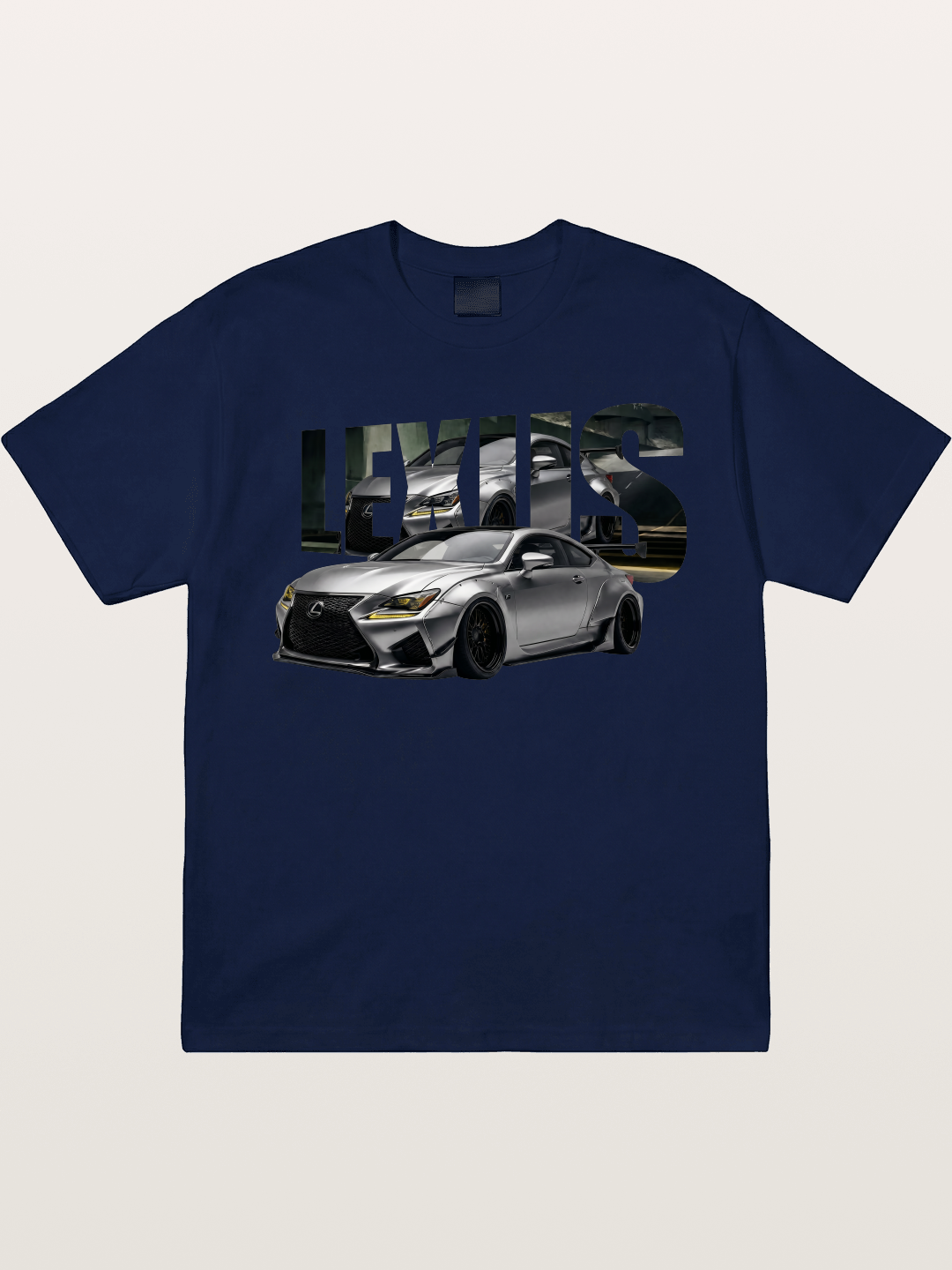 Lexus RC F Overlay Logo Art Gildan T-shirt