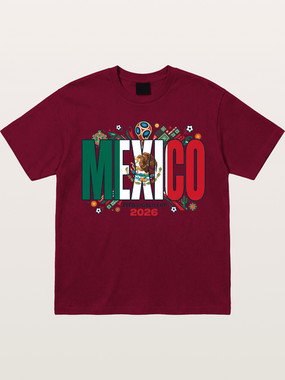 Mexico 2026 World Cup Lettering Gildan T-shirt