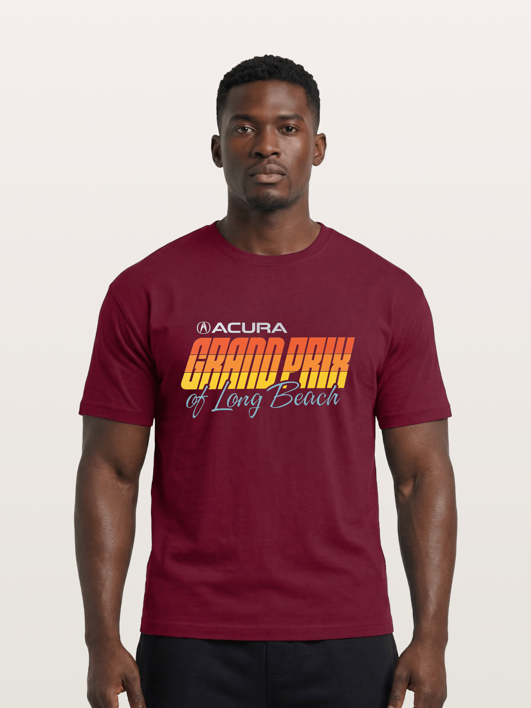 Sunset Grand Prix Typography Gildan T-shirt