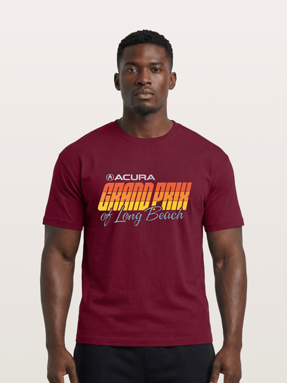 Sunset Grand Prix Typography Gildan T-shirt