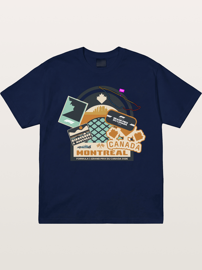 Montreal Canada GP 2026 Collage Gildan T-shirt