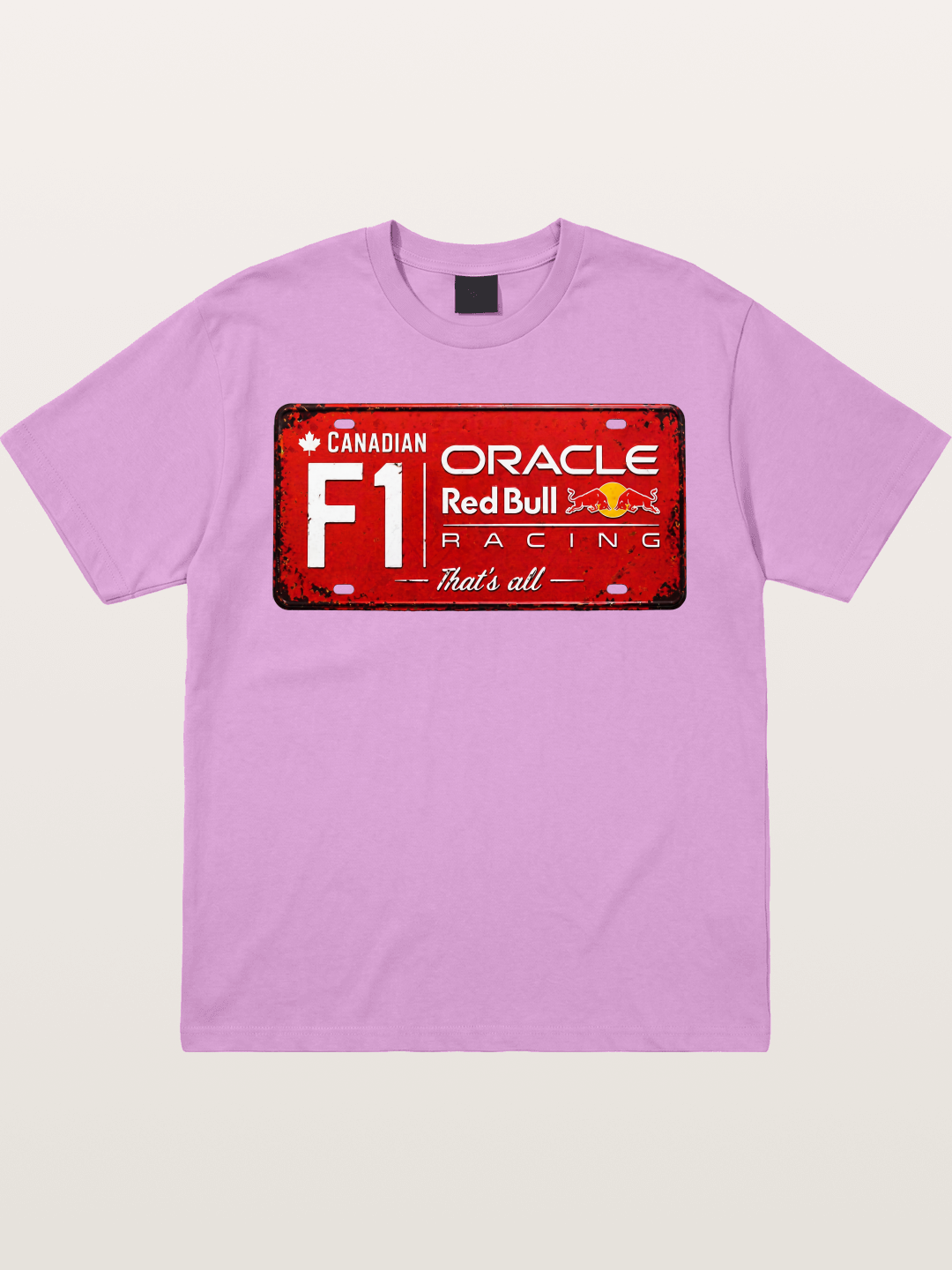 Red Bull F1 Vintage License Plate Gildan T-shirt