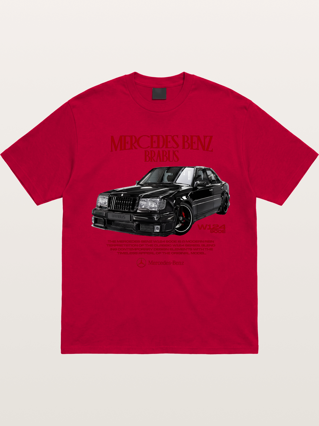 W124 500E Brabus Retro Gildan T-shirt