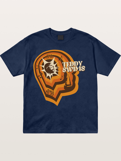 Teddy Swims Retro Ear Graphic Cotton T-shirt