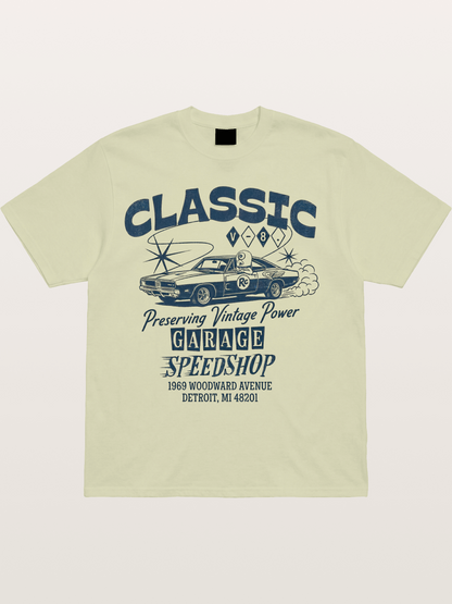 Vintage Speedshop Cotton T-shirt