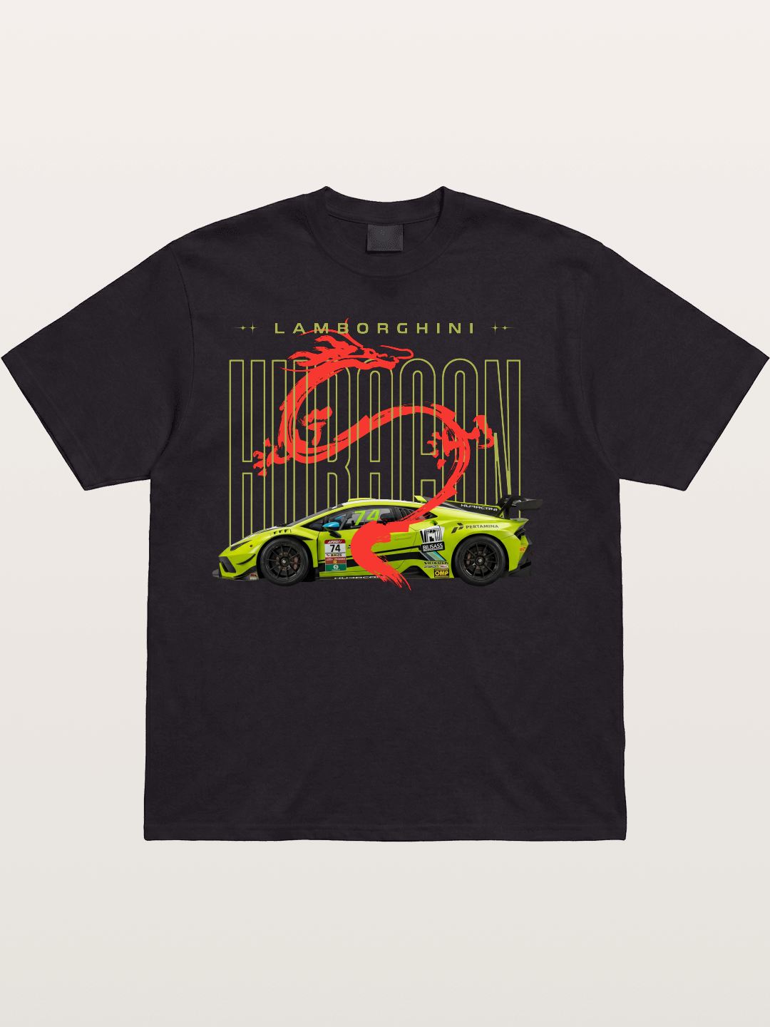 Huraca?n Dragon Cotton T-shirt