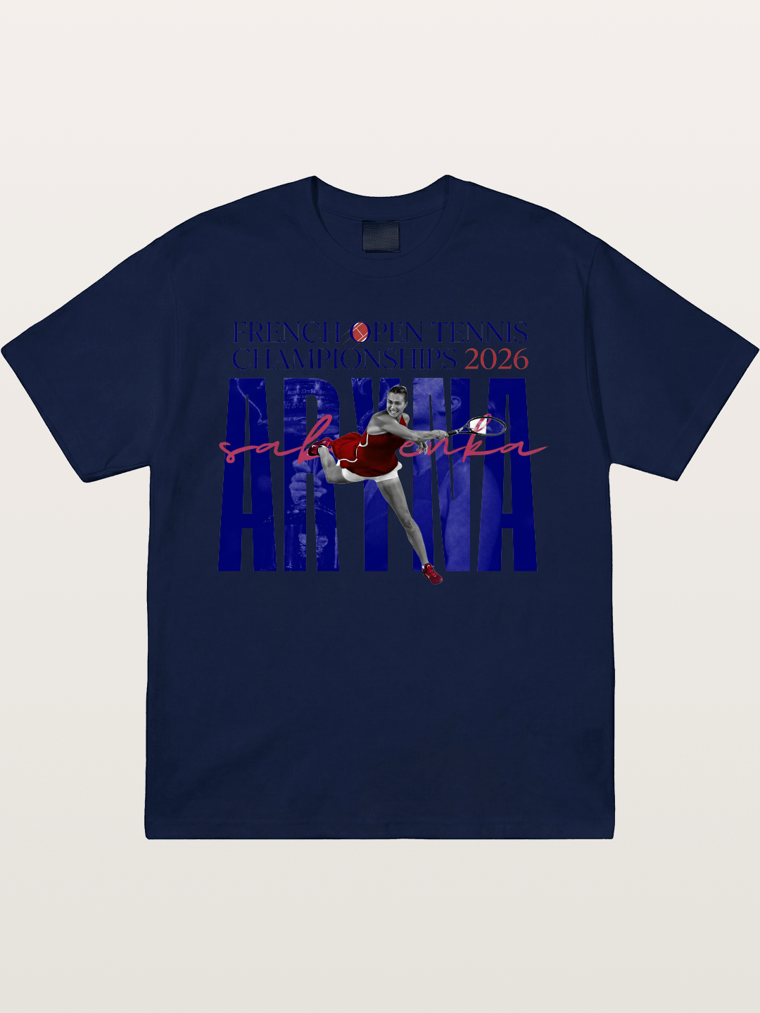 Aryna Sabalenka French Open Design Gildan T-shirt