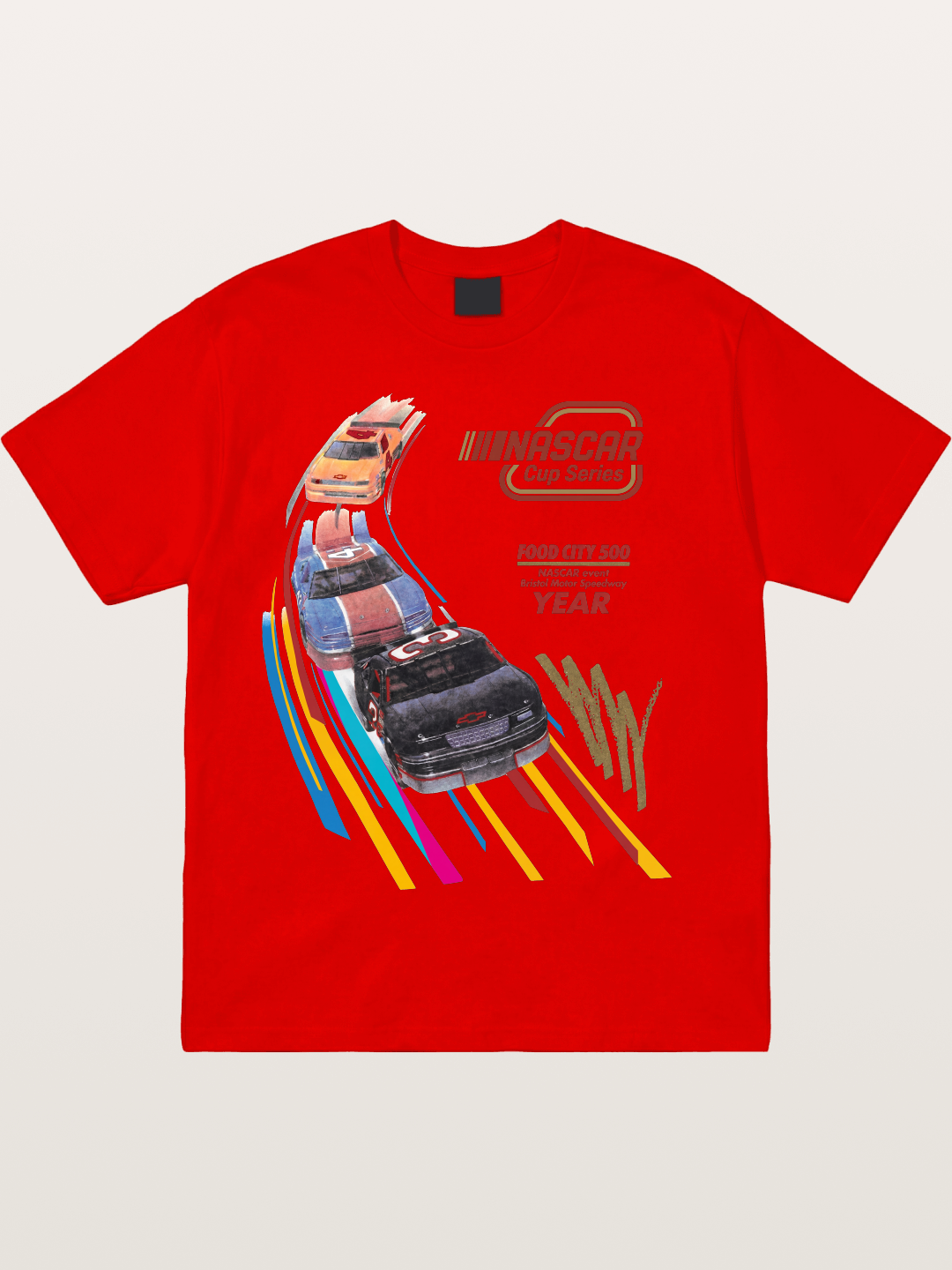 Vintage NASCAR Race Graphic Cotton T-shirt