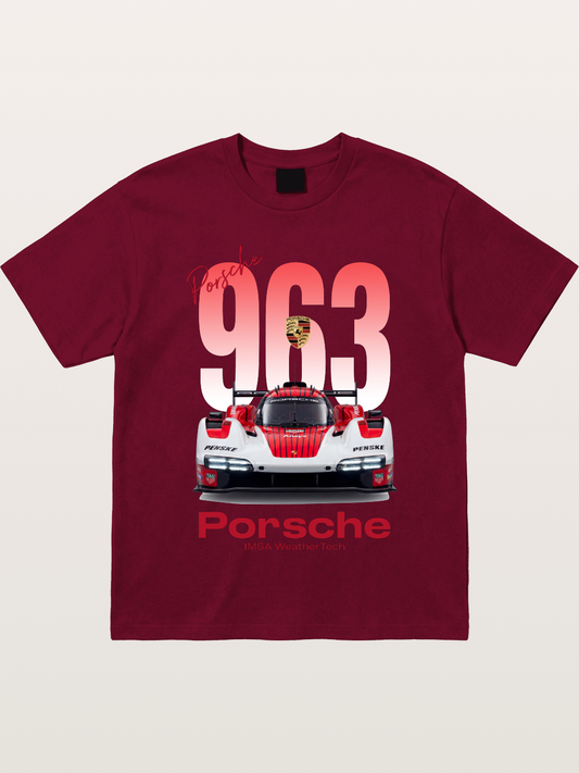 Porsche 963 IMSA WeatherTech Race Car Gildan T-shirt