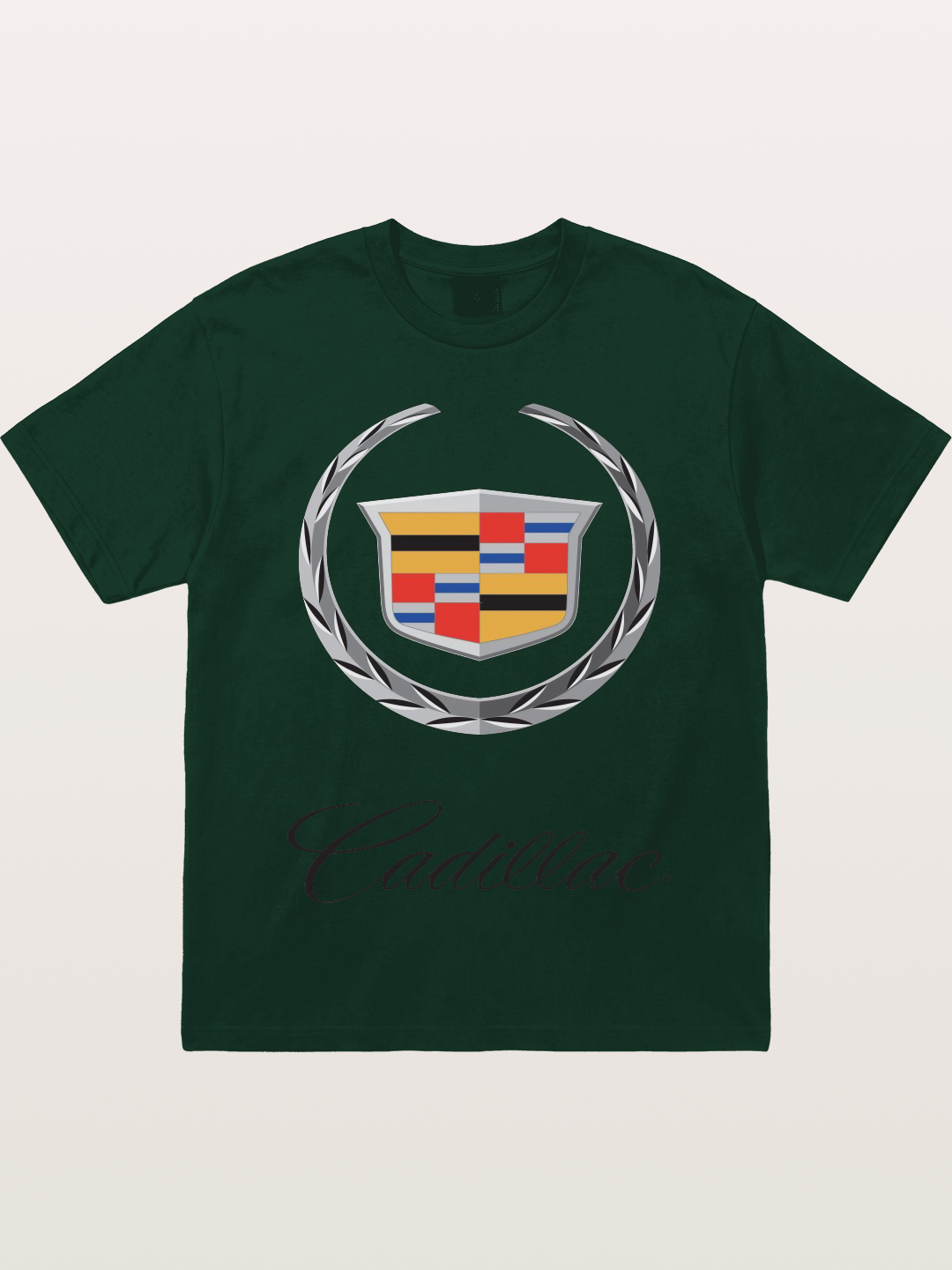 Cadillac Laurel Wreath Emblem Gildan T-shirt