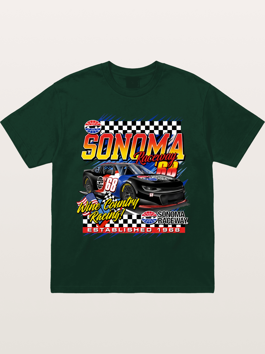 Sonoma NASCAR Wine Country Racing Gildan T-shirt