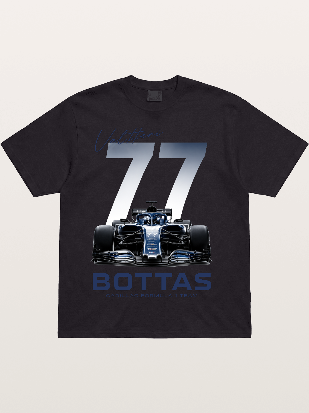 Valtteri Bottas Cadillac F1 77 Cotton T-shirt