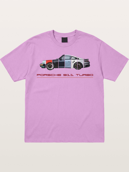 Porsche 911 Turbo Split Sections Gildan T-shirt
