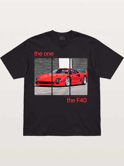 Ferrari F40 The One Split Panels Cotton T-shirt