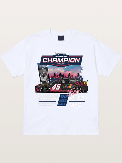 Tyler Reddick 45 Champion Car Art Gildan T-shirt