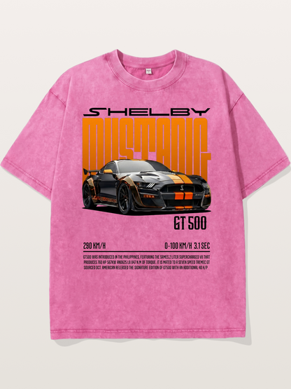 Shelby Mustang GT500 Art Washed T-shirt