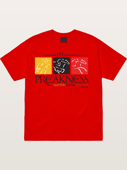 151st Preakness Race Minimal Poster Cotton T-shirt