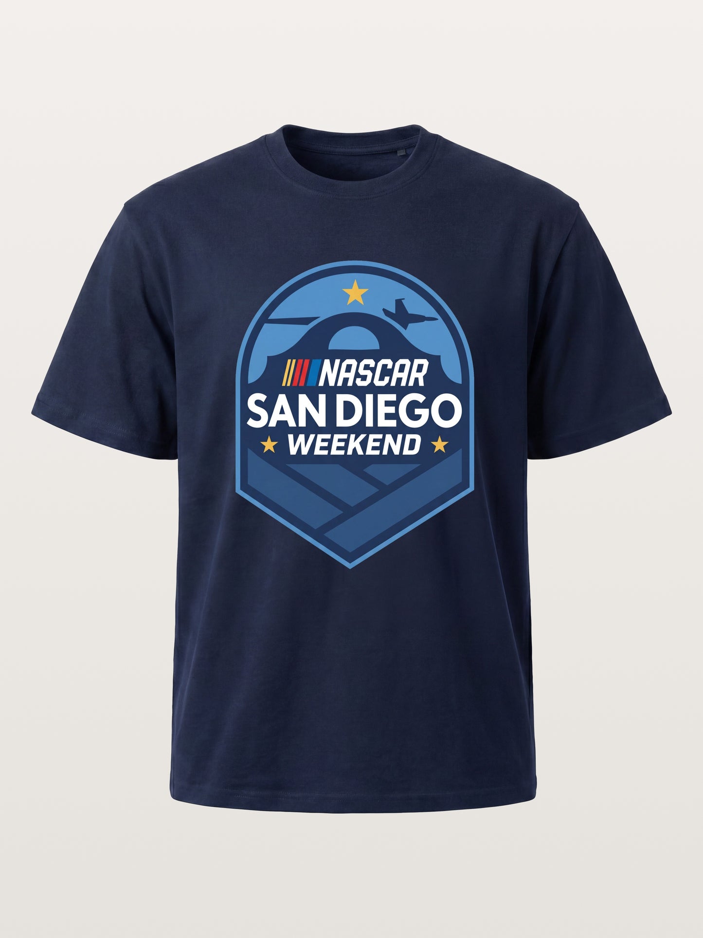 NASCAR San Diego Shield Emblem Cotton T-shirt
