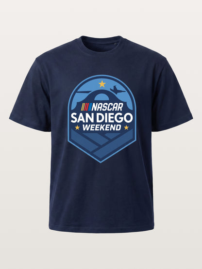NASCAR San Diego Shield Emblem Cotton T-shirt