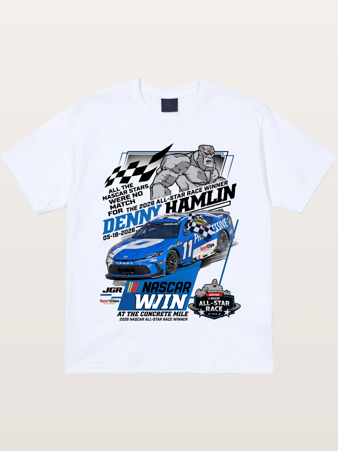 Denny Hamlin #11 2026 All-Star Win Gildan T-shirt