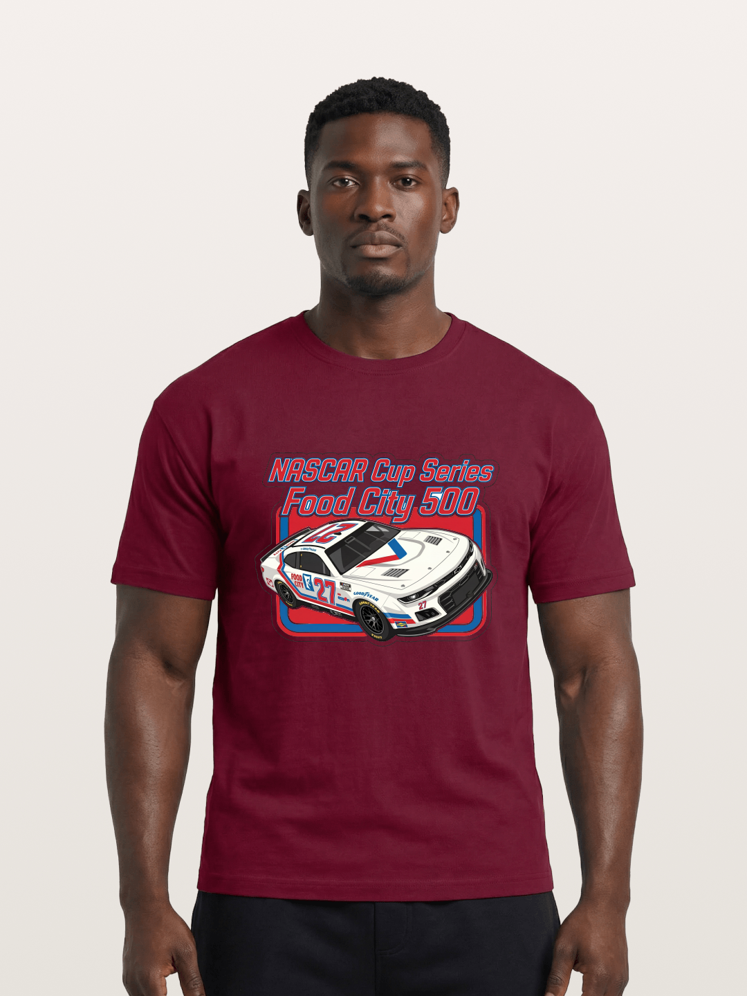 NASCAR Food City 500 Car Gildan T-shirt