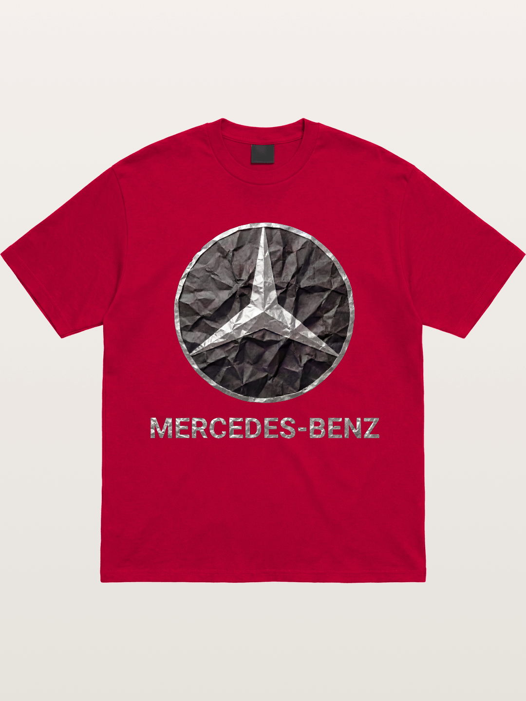 Mercedes Crumpled Paper Logo Gildan T-shirt