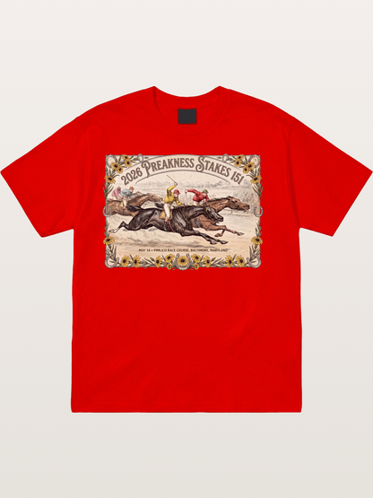 2026 Pimlico Race Course Print Cotton T-shirt