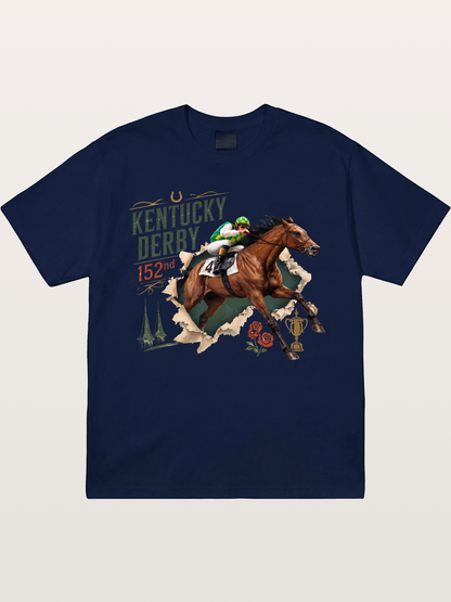 Kentucky Derby 152nd Horse & Roses Gildan T-shirt