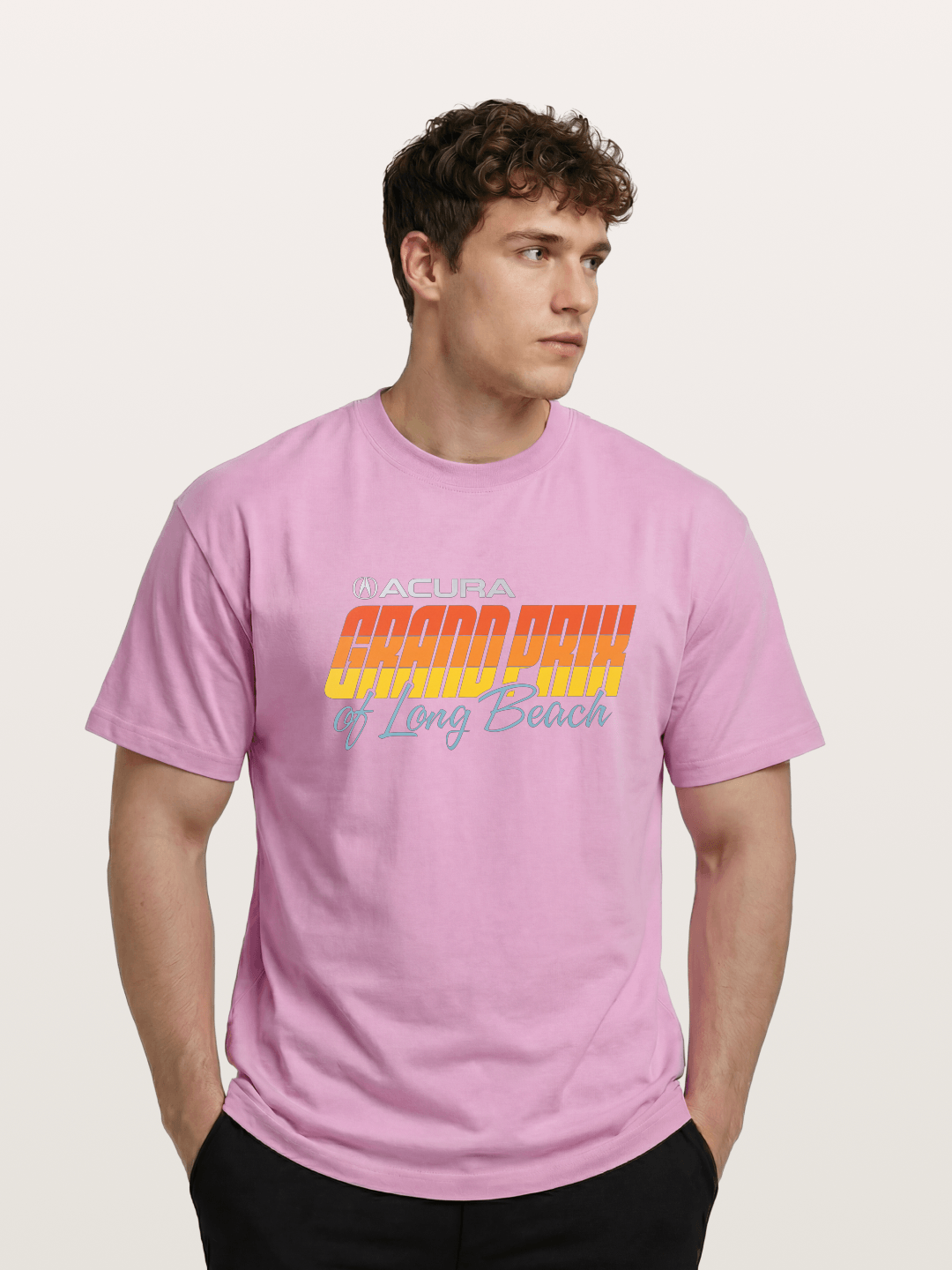 Sunset Grand Prix Typography Gildan T-shirt